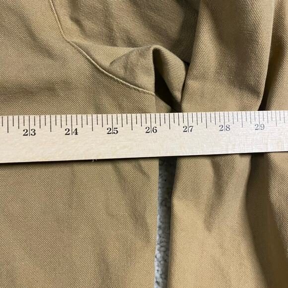 Timberland Canvas Jacket Mens XL Tan Workwear Utility Outdoor Grunge Full Zip - Picture 6 of 8